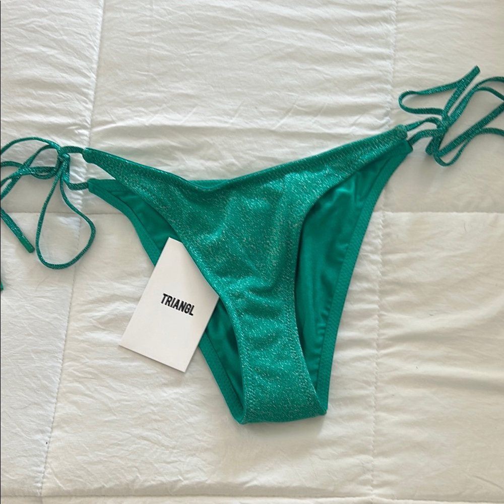 Triangl Mala Jaded Green Bikini Bottom